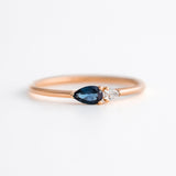 Petal Ring - Sapphire - Rings - Raelyn Rose Jewellery