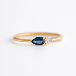 Petal Ring - Sapphire - Rings - Raelyn Rose Jewellery