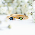 Petal Ring - Sapphire - Rings - Raelyn Rose Jewellery