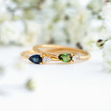Petal Ring - Sapphire - Rings - Raelyn Rose Jewellery