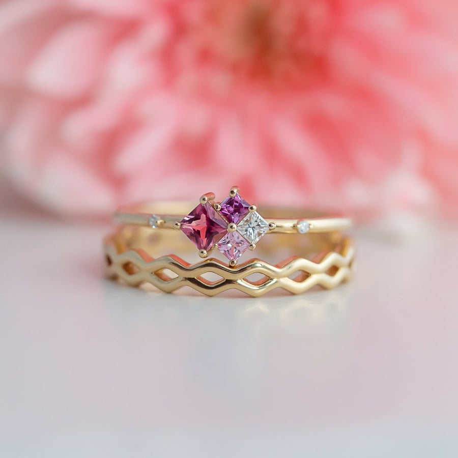 Prim Cluster Ring - Rings - Raelyn Rose Jewellery