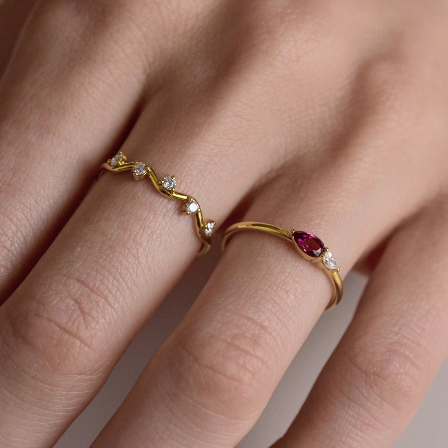 Ripple Ring - Rings - Raelyn Rose Jewellery