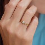 Rose Lace Ring - 0.25ct Diamond - Rings - Raelyn Rose Jewellery