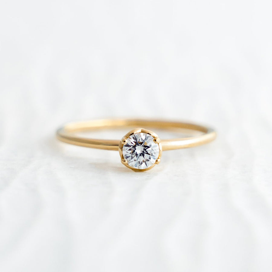 Rose Lace Ring - 0.25ct Diamond - Rings - Raelyn Rose Jewellery