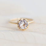 Rose Lace Ring - White Sapphire - Rings - Raelyn Rose Jewellery