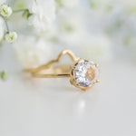 Rose Lace Ring - White Sapphire - Rings - Raelyn Rose Jewellery