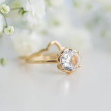 Rose Lace Ring - White Sapphire - Rings - Raelyn Rose Jewellery