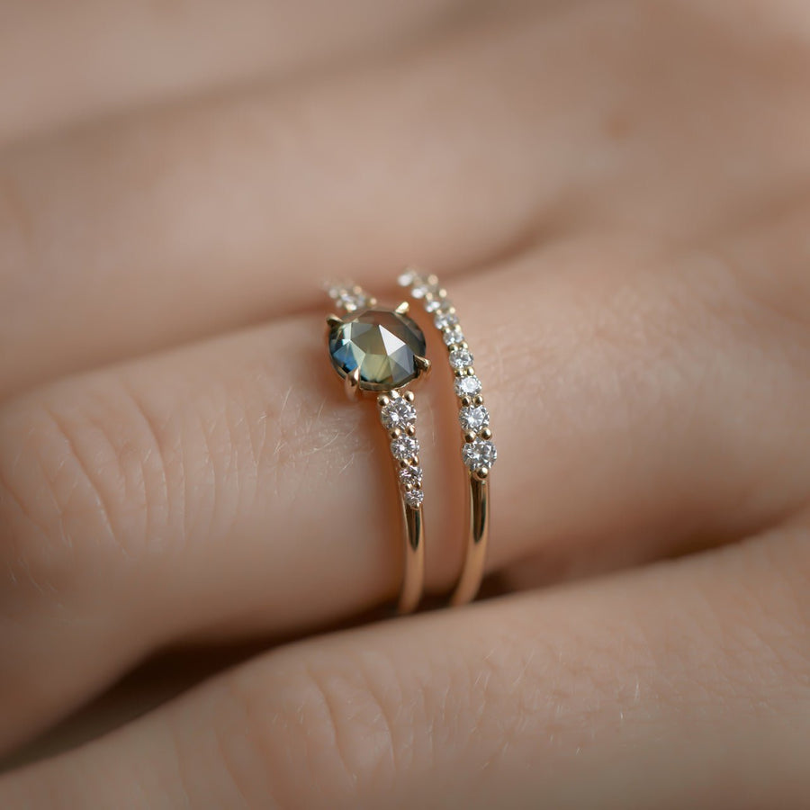 Shooting Star Ring - 0.70ct Sapphire - Rings - Raelyn Rose Jewellery