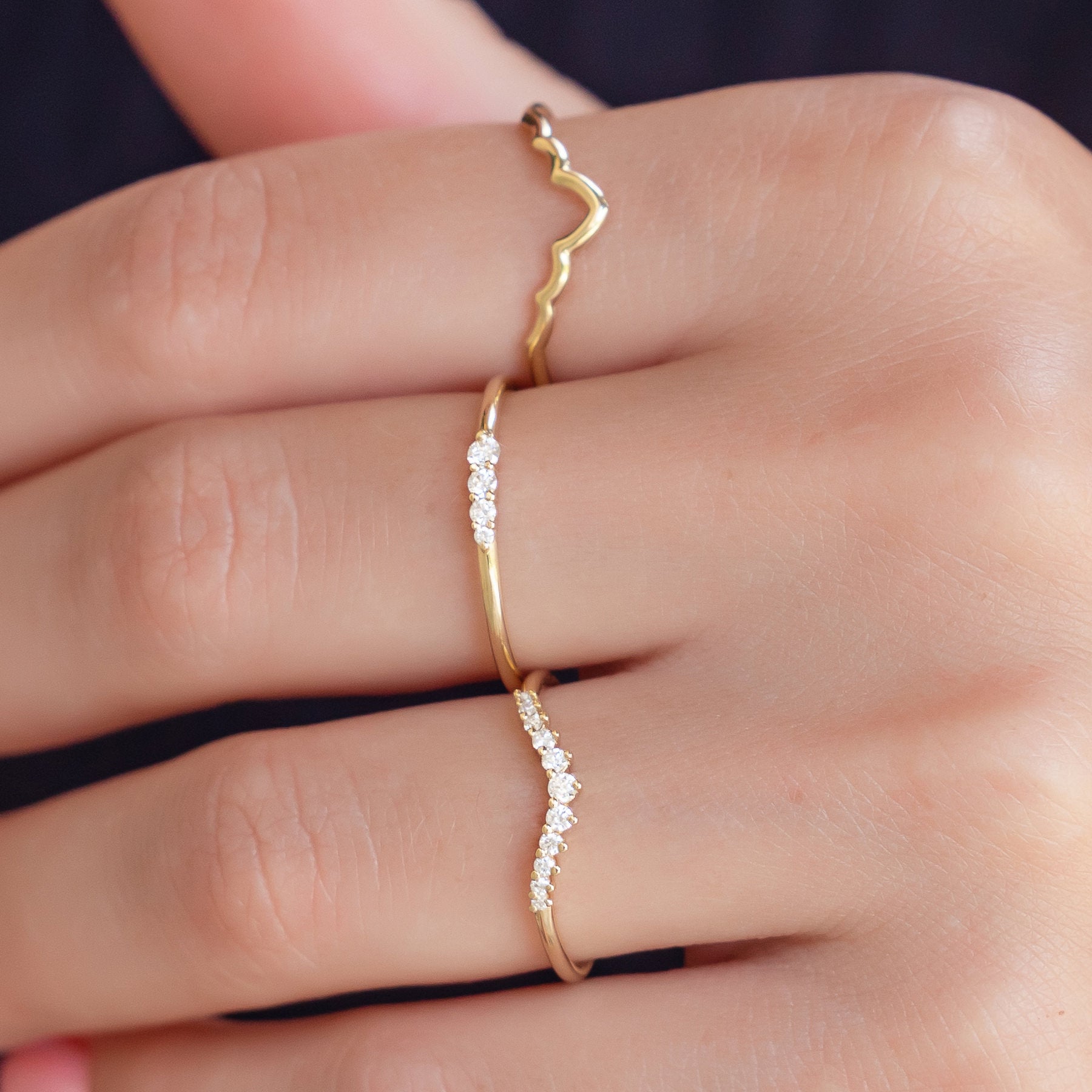 Shooting Star Ring - Rings - Raelyn Rose Jewellery