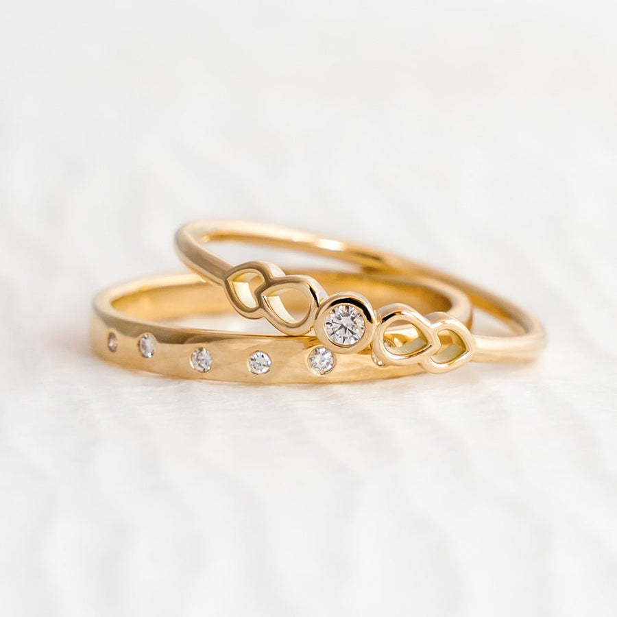 Stepping Stone Ring - Rings - Raelyn Rose Jewellery