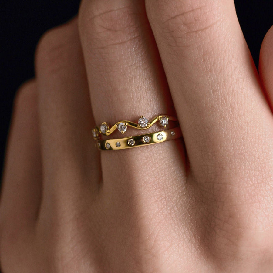 Stepping Stone Ring - Rings - Raelyn Rose Jewellery