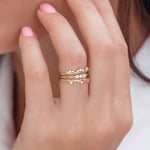 Tiara Ring - Pink Sapphire - Rings - Raelyn Rose Jewellery