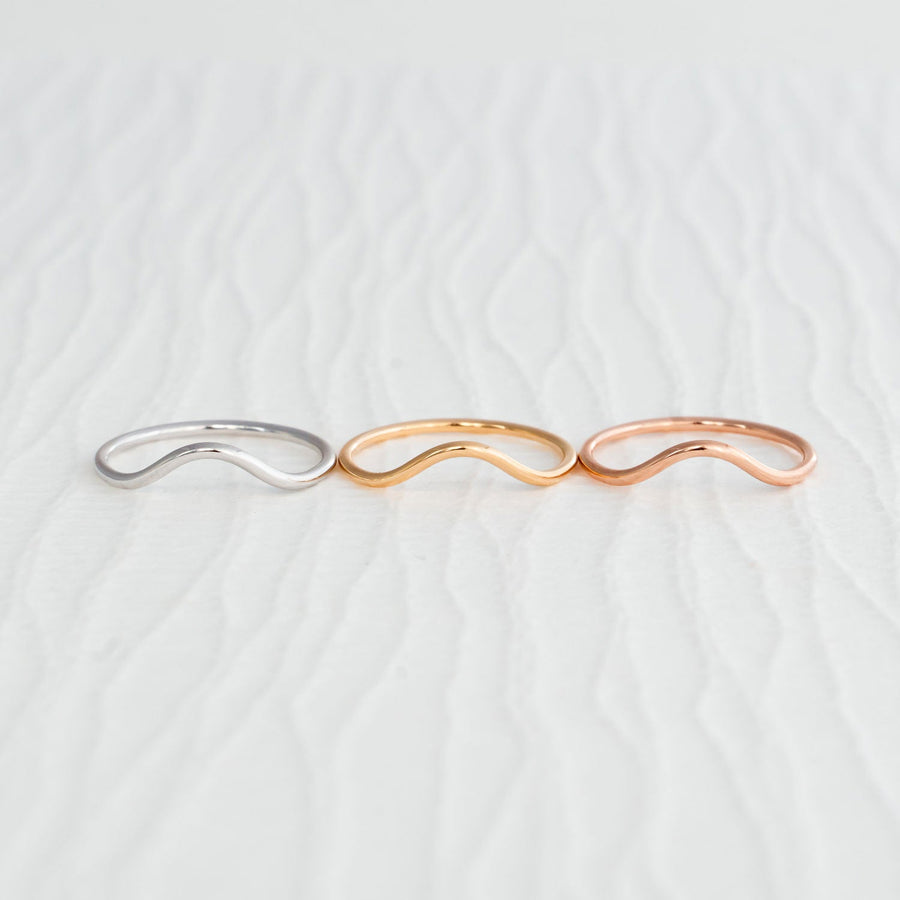 Wave Ring - Rings - Raelyn Rose Jewellery