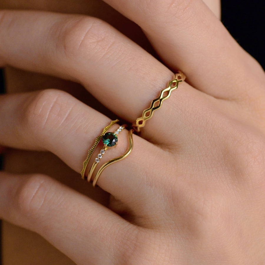 Wave Ring - Rings - Raelyn Rose Jewellery