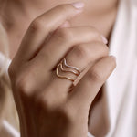 Wave Ring - Rings - Raelyn Rose Jewellery