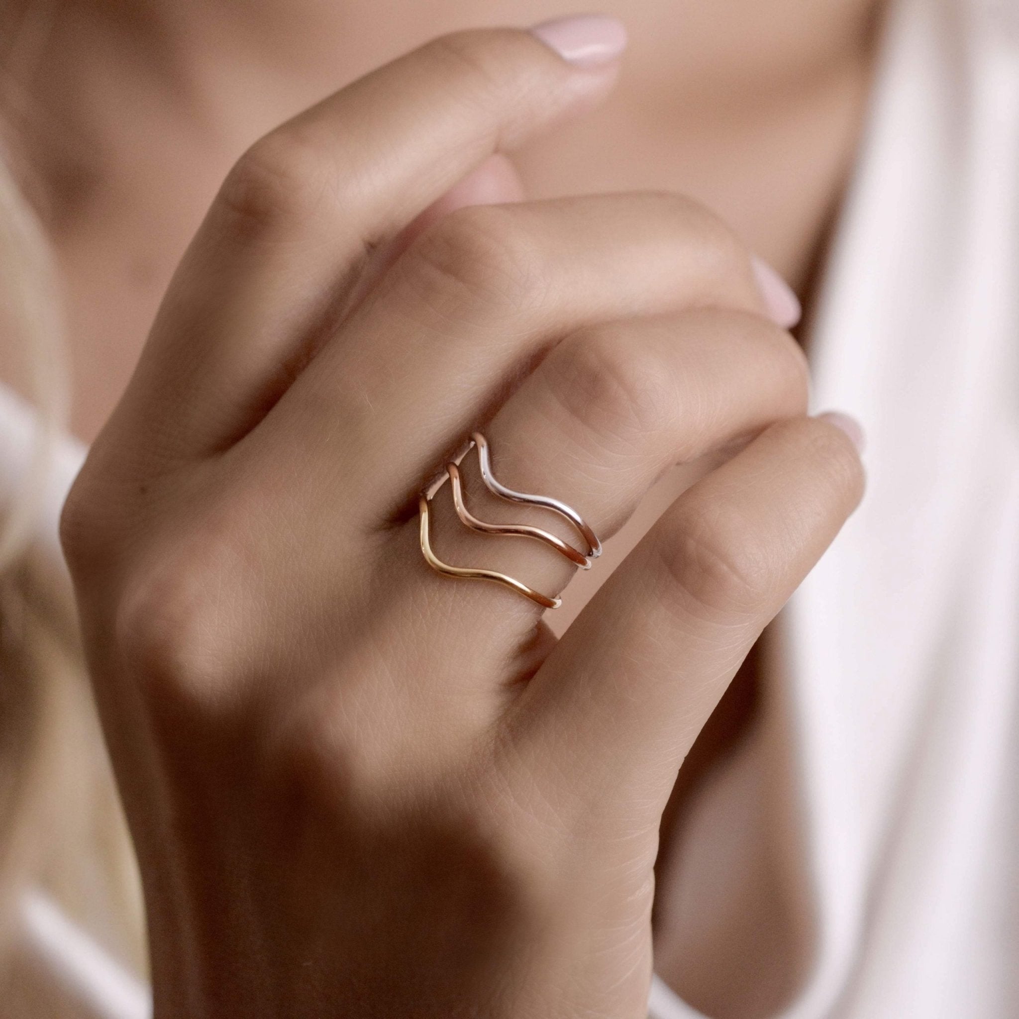Wave Ring - Rings - Raelyn Rose Jewellery
