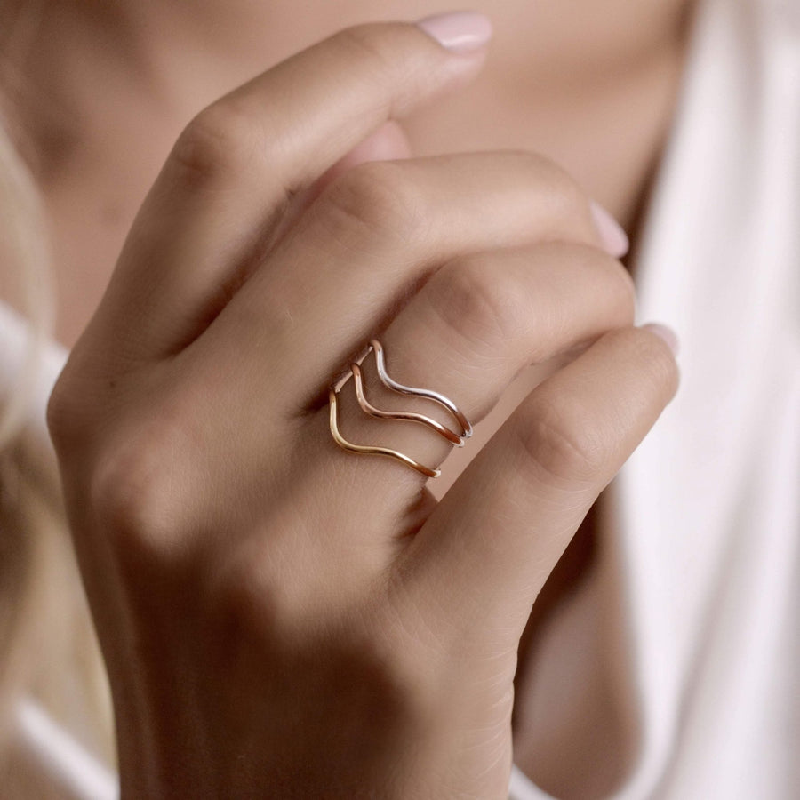 Wave Ring - Rings - Raelyn Rose Jewellery