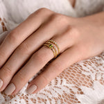 Rose Lace Ring - 0.32 Australian Parti Sapphire - Rings - Raelyn Rose Jewellery