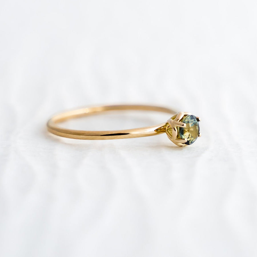 Rose Lace Ring - 0.32 Australian Parti Sapphire - Rings - Raelyn Rose Jewellery