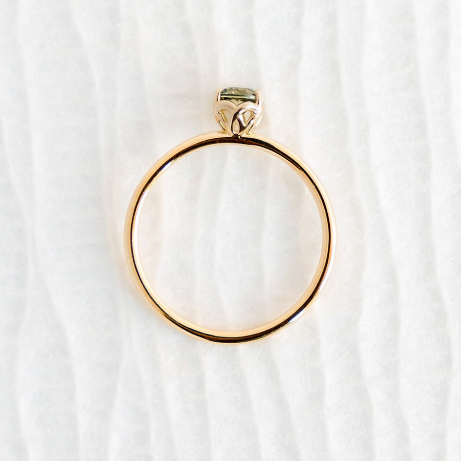 Rose Lace Ring - 0.32 Australian Parti Sapphire - Rings - Raelyn Rose Jewellery