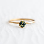 Rose Lace Ring - 0.32 Australian Parti Sapphire - Rings - Raelyn Rose Jewellery