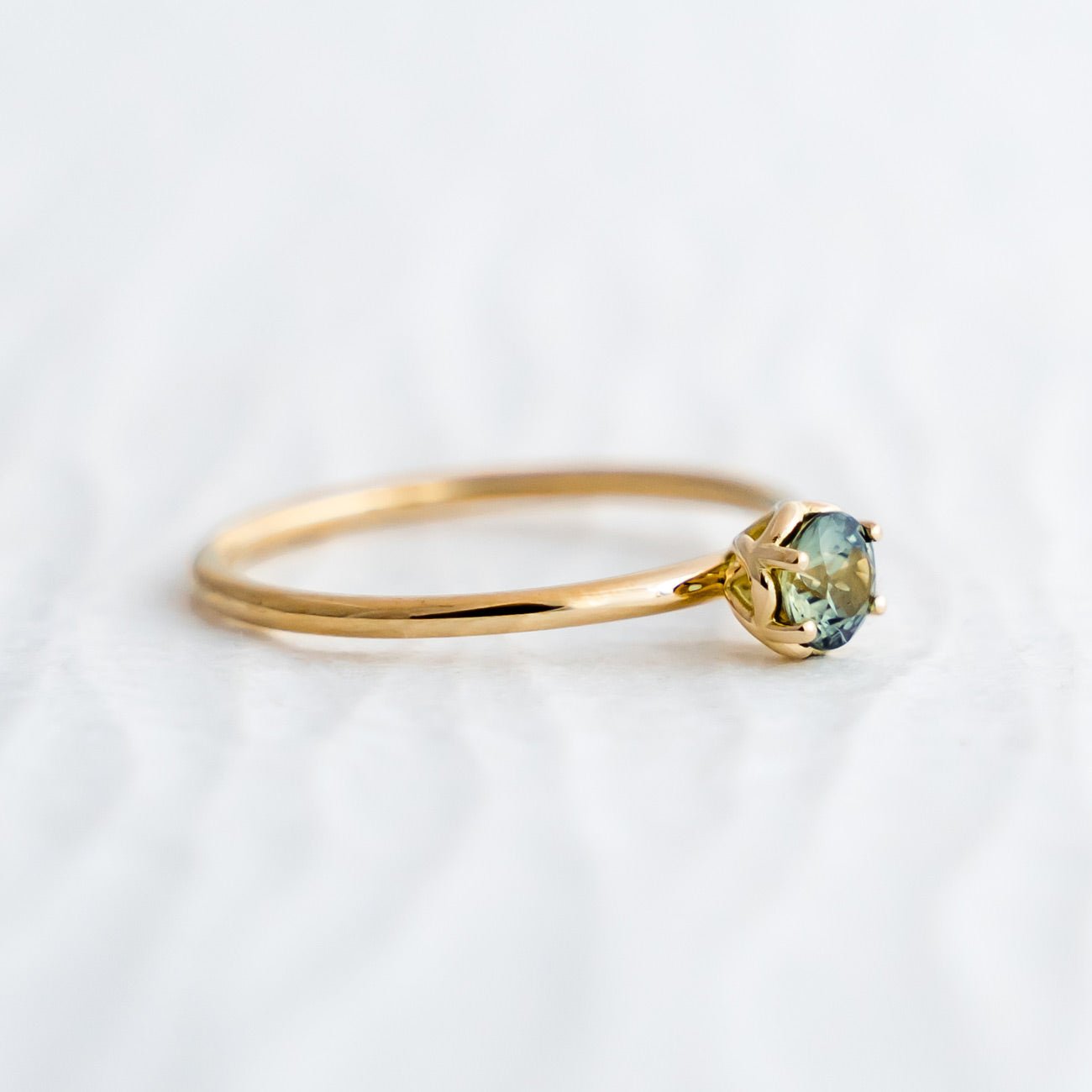 Rose Lace Ring - 0.33ct Australian Parti Sapphire - Rings - Raelyn Rose Jewellery