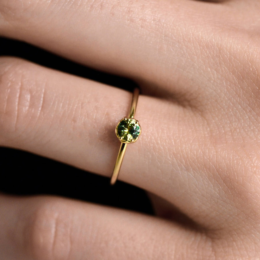 Rose Lace Ring - 0.33ct Australian Parti Sapphire - Rings - Raelyn Rose Jewellery