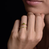 Rose Lace Ring - 0.33ct Australian Parti Sapphire - Rings - Raelyn Rose Jewellery
