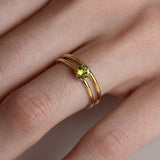 Rose Lace Ring - 0.33ct Australian Parti Sapphire - Rings - Raelyn Rose Jewellery