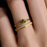 Rose Lace Ring - 0.33ct Australian Parti Sapphire - Rings - Raelyn Rose Jewellery